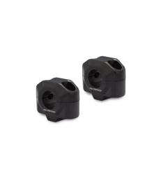 Sw Motech LEH.00.039.22001.20/B Coppia riser rialzo manubrio Ø22 mm +20 mm nero