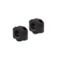 Sw Motech LEH.00.039.22001.20/B Coppia riser rialzo manubrio Ø22 mm +20 mm nero