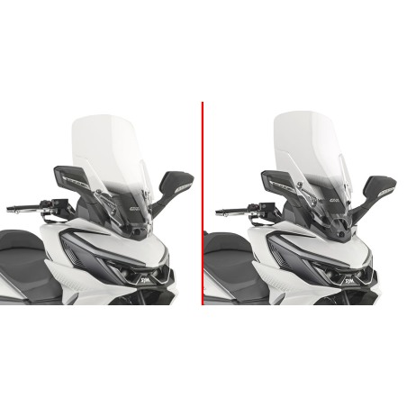 Givi D7077ST Parabrezza Trasparente Per SYM Cruisym 400 Dal 2026