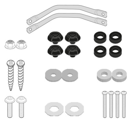 Givi D2123KIT attacchi per parabrezza 2123dt