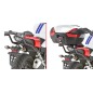 1152FZ Attacco posteriore per bauletti Monokey e Monolock per Honda CB500F 2016 1152FZ Attacco posteriore per bauletti Monokey e Monolock per Honda CB500F 2016