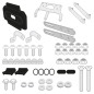 TL3112KIT Kit fissaggio GIVI S250 Toolbox per Suzuki DL650 / 1000 VStrom 2017 TL3112KIT Kit fissaggio GIVI S250 Toolbox per Suzuki DL650 / 1000 VStrom 2017