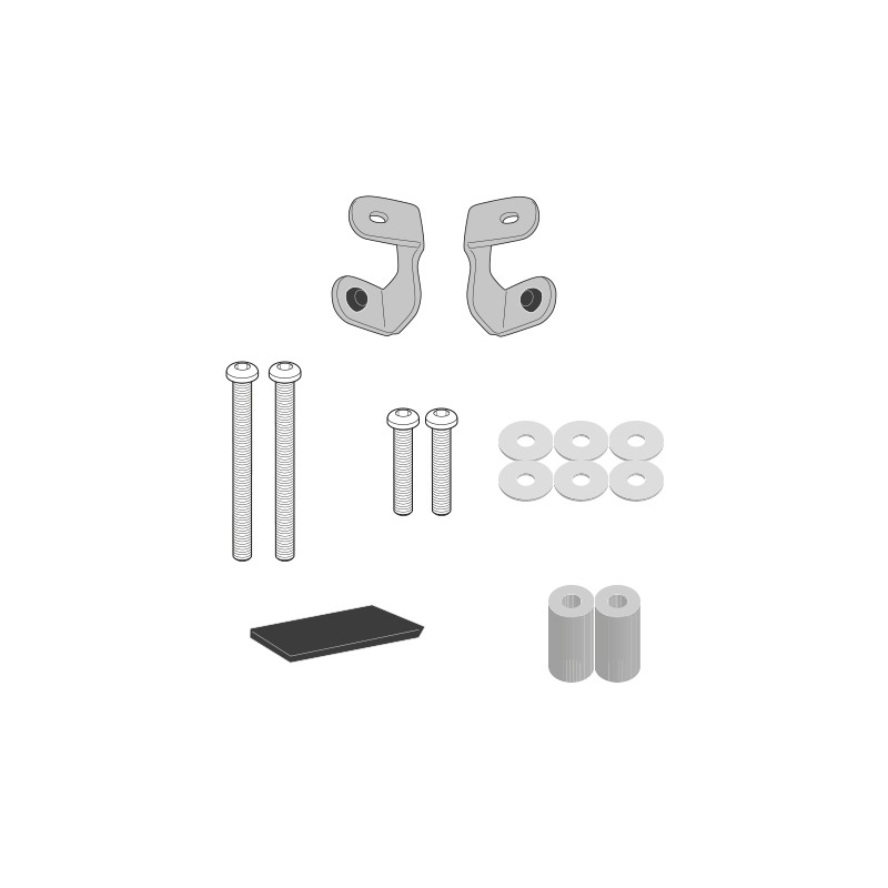 D5130KIT Givi Kit attacchi parabrezza BMW C 400 X D5130KIT Givi Kit attacchi parabrezza BMW C 400 X