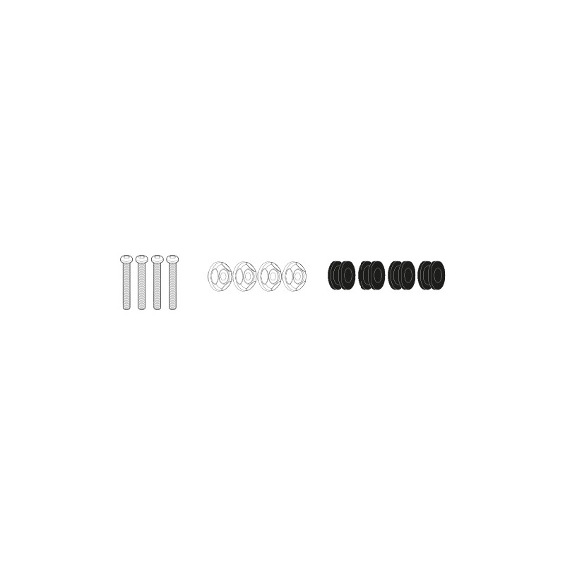 D2143KIT Givi Kit di agganci per D2144ST Yamaha Niken D2143KIT Givi Kit di agganci per D2144ST Yamaha Niken