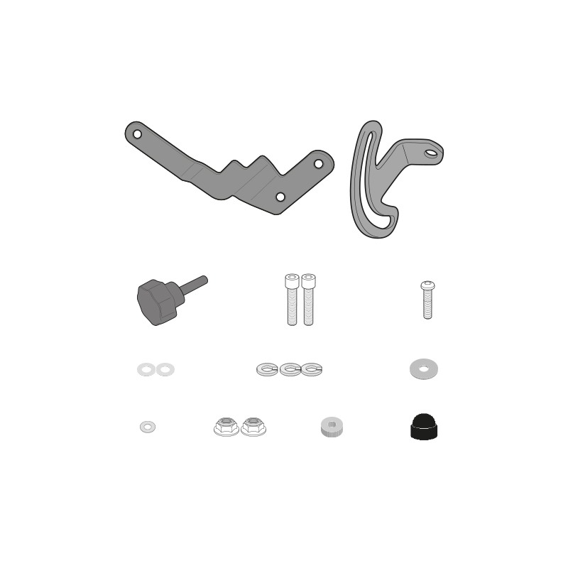 Givi D5131KIT Kit rinforzo per 5124DT e 5124D BMW R1250GS e Adventure Givi D5131KIT Kit rinforzo per 5124DT e 5124D BMW R1250GS e Adventure