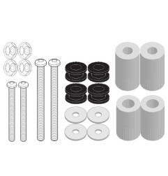 Givi D7058KIT Kit attacchi per parabrezza 7056DT per SYM JOYMAX Z 300 (19)