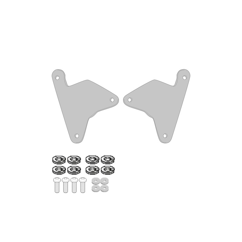 Givi 1179KIT Kit montaggio PLO1179MK, PLO1179CAM, PLO1179N senza portabauletto 1179FZ Givi 1179KIT Kit montaggio PLO1179MK, PLO1179CAM, PLO1179N senza portabauletto 1179FZ