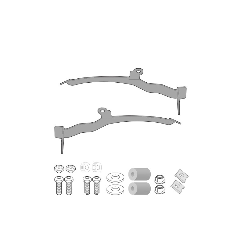 D2111KIT Givi kit attacchi per cupolino specifico per YAMAHA X-MAX 125-250 (14)
