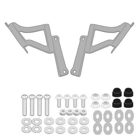 Givi A4128A Kit attacchi per cupolino 4128S Kawasaki Z650 dal 2020
