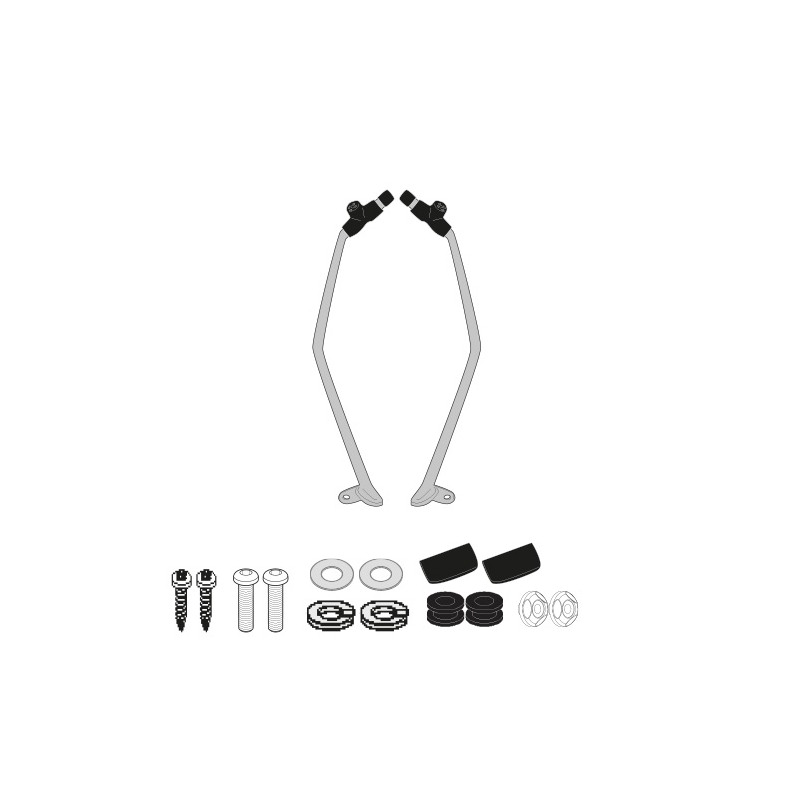 Givi D6115KIT Attacchi Parabrezza Givi 6115DT per Kymco X-TOWN 125-300 CITY 2020 Givi D6115KIT Attacchi Parabrezza Givi 6115DT per Kymco X-TOWN 125-300 CITY 2020