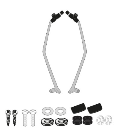 Givi D6115KIT Attacchi Parabrezza Givi 6115DT per Kymco X-TOWN 125-300 CITY 2020 
