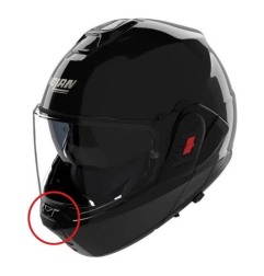 Nolan Presa d'aria mentoniera nero lucido per casco N120-1