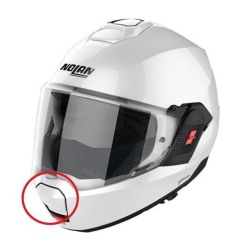 Nolan Presa d'aria mentoniera bianco metallizzato per casco N120-1