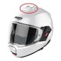 Nolan Presa d'aria superiore bianco metallizzato per casco N120-1