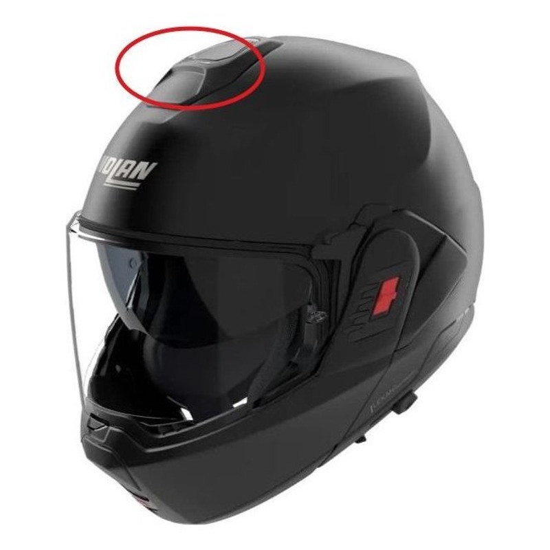 Nolan Presa d'aria superiore nero opaco per casco N120-1