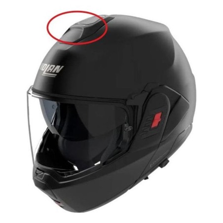 Nolan Presa d'aria superiore nero opaco per casco N120-1