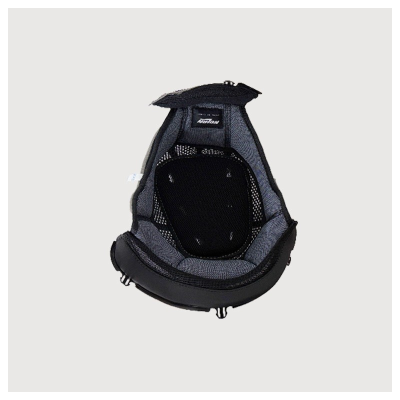 Nolan Interno Top Clima Comfort grigio-nero per casco N120-1