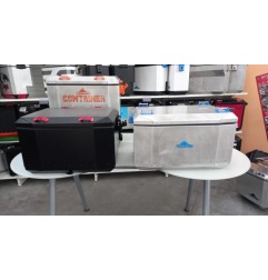 Koboldbike Container 56+40 Baule in alluminio espandibile 56-96 lt, attacco LC Vario per BMW GS