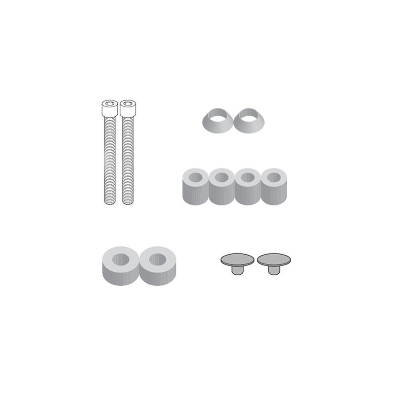 Kit istallazione portavaligie senza portapacchi Givi 8719KIT per Benelli TRK702X Kit istallazione portavaligie senza portapacchi Givi 8719KIT per Benelli TRK702X