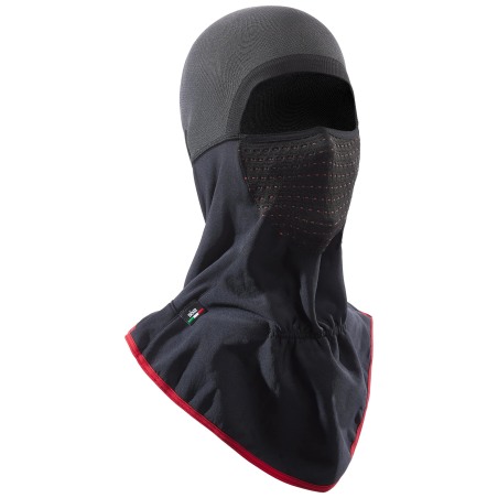 Sixs WTB V3 Balaclava Antivento Con Interno In Pile Per Uso Sotto Casco Black/Red