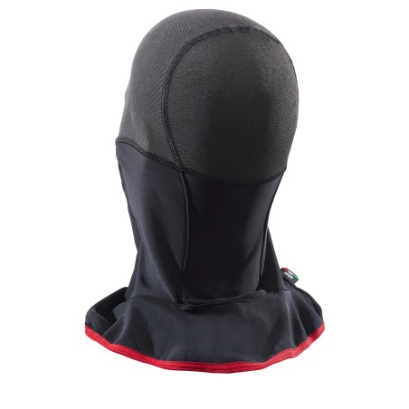 Sixs WTB V3 Balaclava Antivento Con Interno In Pile Per Uso Sotto Casco Black/Red