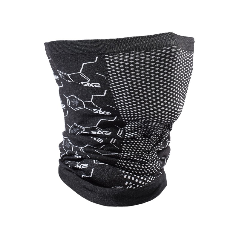 Sixs TBX V2 Scaldacollo Multiuso Cuciture Piatte Molecola Black/White