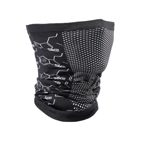 Sixs TBX V2 Scaldacollo Multiuso Cuciture Piatte Molecola Black/White
