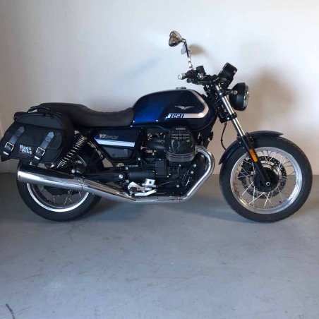 Bags & Bike Borse Laterali Explorer Nera Per Moto Guzzi V7 Special Dal 2021 Al 2025