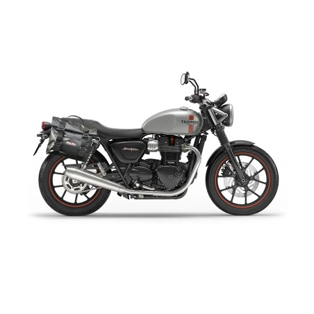 Bags & Bike Borse Laterali Amiata Per Triumph Street Twin 900 Dal 2020 Al 2024