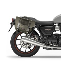 Bags & Bike Borse Laterali Classic Nera Per Triumph Street Twin 900 Dal 2020 Al 2024