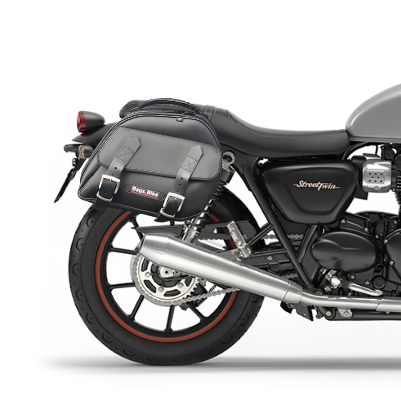 Bags & Bike Borse Laterali Explorer Nera Per Triumph Street Twin 900 Dal 2020 Al 2024