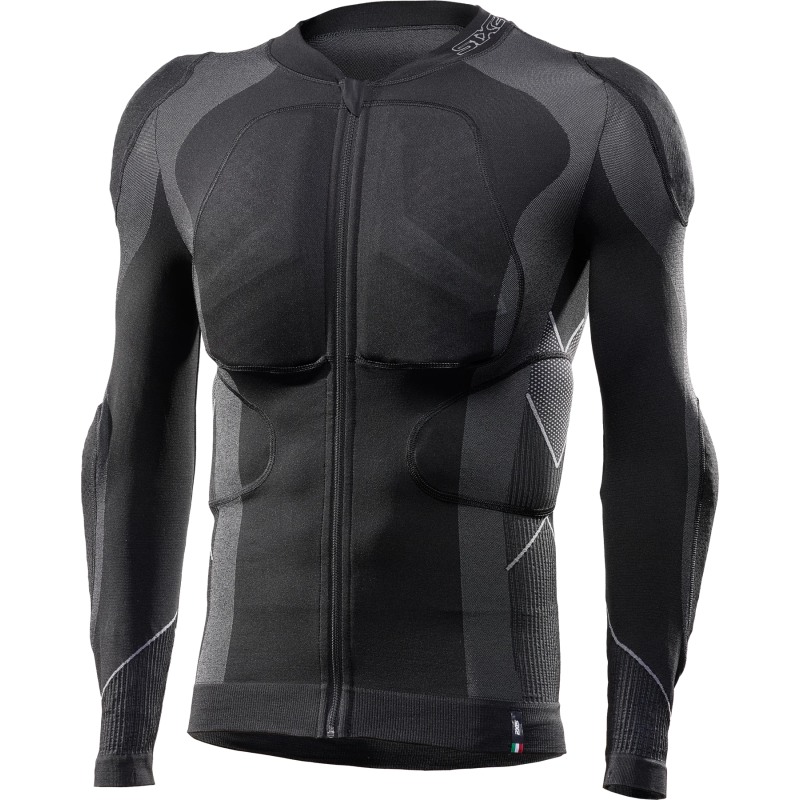 Sixs PRM TS10 Maglia Tecnica Manica Lunga Protezioni Livello 2 Linea PRO-Tech Moto Black