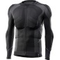 Sixs PRM TS10 Maglia Tecnica Manica Lunga Protezioni Livello 2 Linea PRO-Tech Moto Black