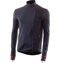 Sixs WTJ V3 Giacca Secondo Strato Antivento Membrana Frontale Pile Interno Black/Red