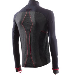 Sixs WTJ V3 Giacca Secondo Strato Antivento Membrana Frontale Pile Interno Black/Red