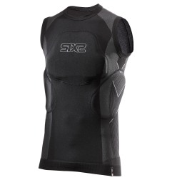 Sixs PRM SMX Smanicato Da Moto Con Protezioni Rimovibili Sistema Pro-Tech Black