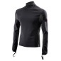 Sixs WTH Felpa Da Moto Con Parte Frontale Antivento Fodera In Pile Winter Tourism Black