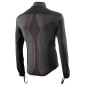 Sixs WTH Felpa Da Moto Con Parte Frontale Antivento Fodera In Pile Winter Tourism Black