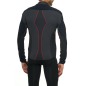 Sixs WTH Felpa Da Moto Con Parte Frontale Antivento Fodera In Pile Winter Tourism Black