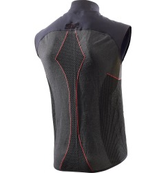 Sixs WTS V3 Gilet Antivento Secondo Strato Membrana Frontale Collo Alto Black/Red