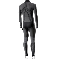 Sixs STX HN R V2 Sottotuta Con Lupetto 4 Stagioni Zip Laterale Black Carbon