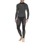 Sixs STX HN R V2 Sottotuta Con Lupetto 4 Stagioni Zip Laterale Black Carbon