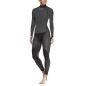 Sixs STX HN R V2 Sottotuta Con Lupetto 4 Stagioni Zip Laterale Black Carbon