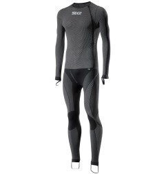 Sixs STX R V2 Sottotuta Integrale 4 Stagioni Black Carbon Con Zip Laterale