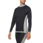Sixs TS4 MERINOS Maglia Lana Merino Antivento A Maniche Lunghe Con Lupetto Wool Gray
