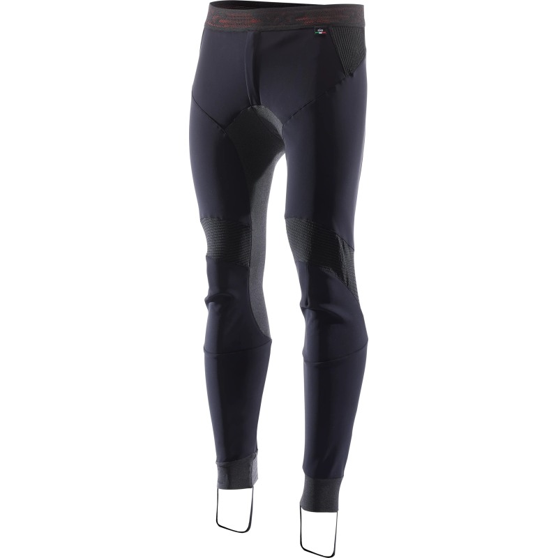 Sixs WTP V3 Pantalone Antivento Secondo Strato In Tessuto Indemagliabile Black/Red