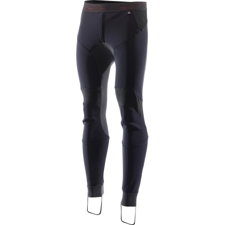 Sixs WTP V3 Pantalone Antivento Secondo Strato In Tessuto Indemagliabile Black/Red