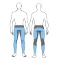 Sixs WTP V3 Pantalone Antivento Secondo Strato In Tessuto Indemagliabile Black/Red