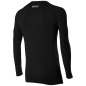 Sixs SERAFINO MERINOS Maglia Henley Maniche Lunghe Carbon Merino Wool® 164 G/M² Wool Black
