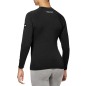 Sixs SERAFINO MERINOS Maglia Henley Maniche Lunghe Carbon Merino Wool® 164 G/M² Wool Black